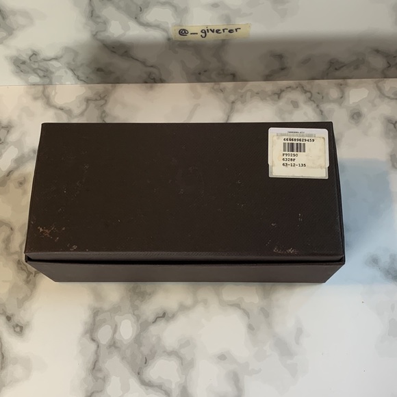 Tom Ford Brown Velvet Sunglasses Hard Case w Cloth and Box - Picture 10 of 14